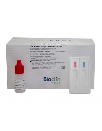 FIV AC / FELV AG COMBO VET FAST (10 TESTES)