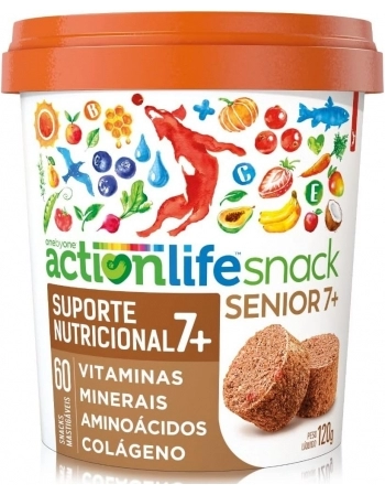 MINI SNACK ACTIONLIFE SPIN PET - 120G - SENIOR