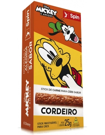 STICK MICKEY - SPIN PET - CAES 25G CORDEIRO