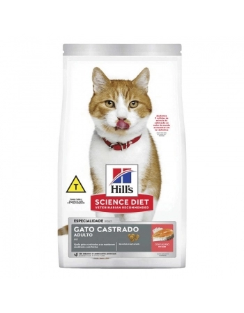 SD HILLS FEL ADULTO CASTRADO SALMÃO 6KG